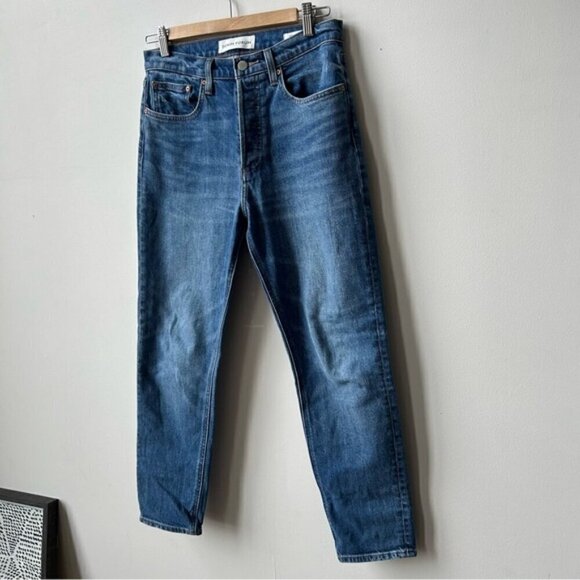 DENIM Forum Ariztia - The Yoko High Rise Slim 28L Inky Blue - Picture 5 of 7